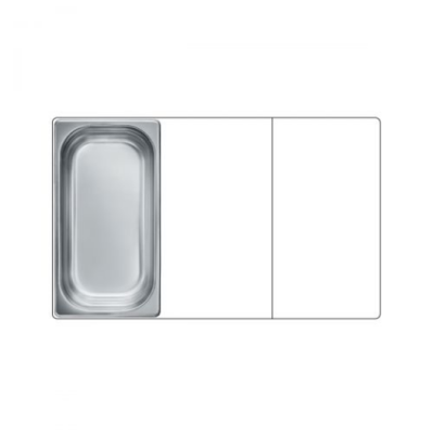  Σκεύος GN (Gastronom) inox 1/3 325x176x100mm GN1310